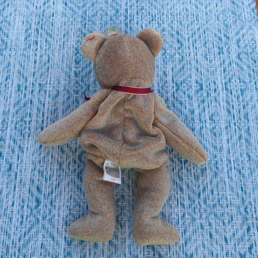 TY SIGNATURE the BEAR Beanie Baby 1996 Vintage Toy Collectible ✨ BD 4-8-96 - Picture 4 of 13